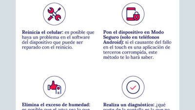 como resolver problemas de pantalla tactil