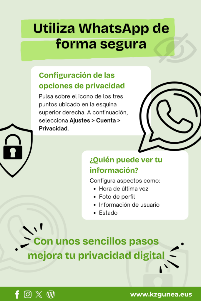 Cómo usar WhatsApp de manera segura 1 como usar whatsapp de manera segura