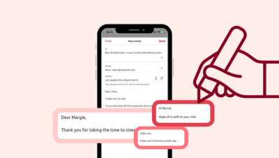 guia rapida para emails desde el celular